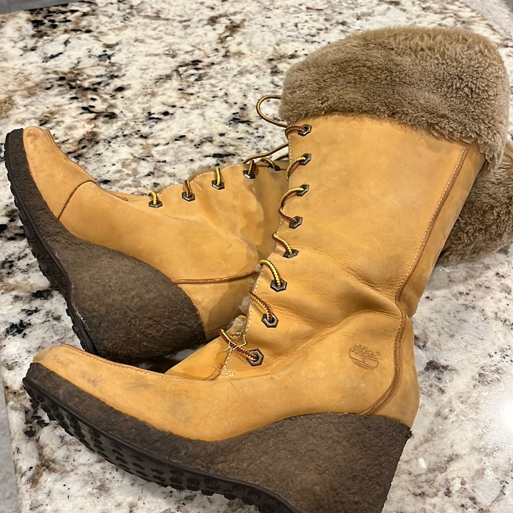Timberland fur boots